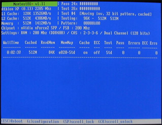 Memtest86+ Computer RAM Testing tool