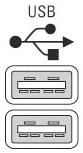 USB Plug and Logo