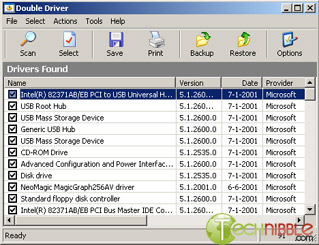 Double Driver: Back up System Drivers