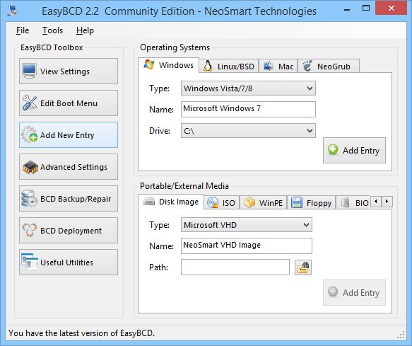 Download Old Versions of EasyBCD for Windows