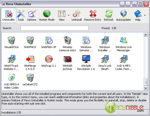 revo uninstaller Best in 2009   15 Security Freeware Tools for Windows