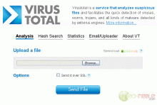 VirusTotal.com - Scan files online with multiple virus scanners
