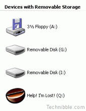 Lost Drive - View in My Computer Lost Drive - View in My Computer