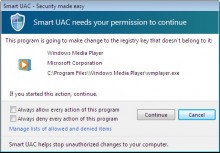 Smart UAC - Blue Alert