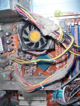 Dust in the CPU and on the Motherboard Dust in the CPU and on the Motherboard