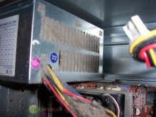 Power supply totally clogged up with dust Power supply totally clogged up with dust