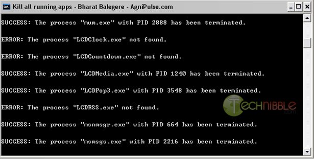 Batch File To Kill Antivirus