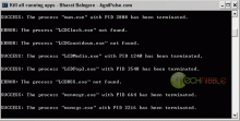 Kill.bat - Kill running processes