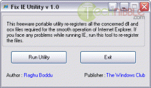 Fix IE Utility