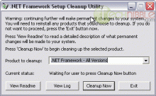 .NET Framework Cleanup Utility