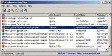 WebBrowserPassView - Reveal Passwords from Various Browsers