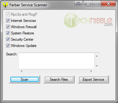 Farbar Service Scanner