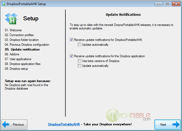 DropBox Portable