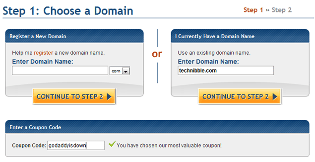Hostgator Order Domain