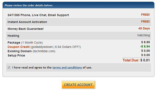 Hostgator Checkout