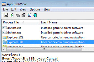 appcrashview