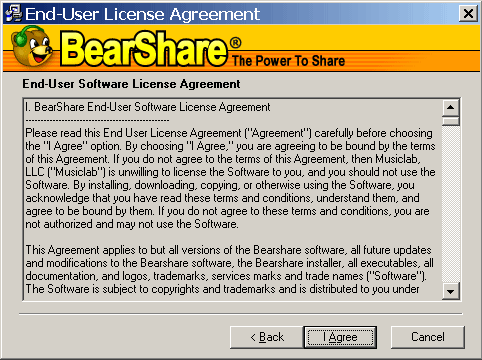 Bearshare Installation Page 2