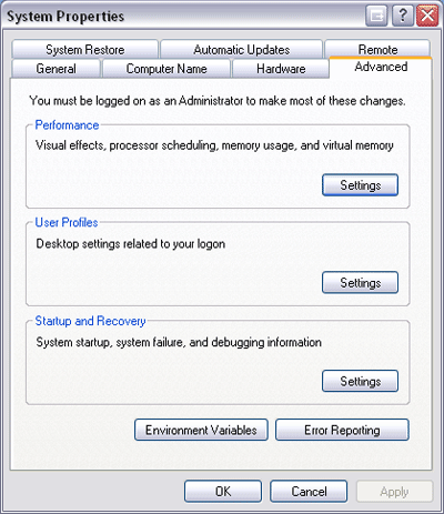 virtual memory technibble virtual memory initial size