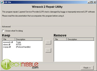 LSP Fix - Repair Internet Connections