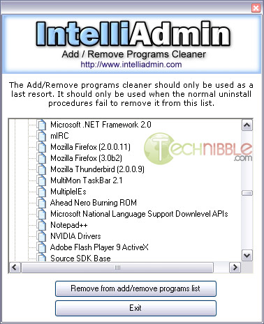 Rebuild Add Or Remove Programs List - sandiegotracker
