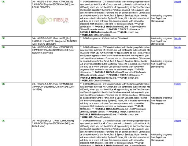 HTML Output of Hijack Reader