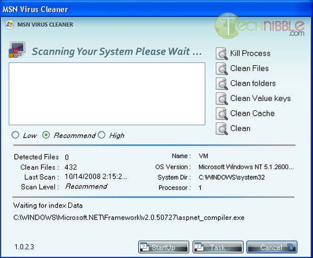 MSN Virus Cleaner