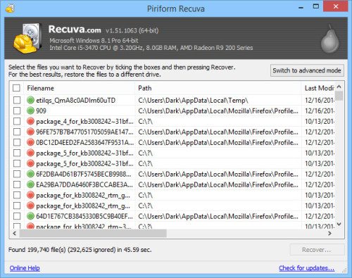 recuva file recovery portable