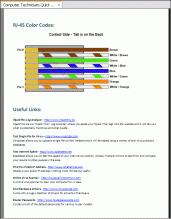 Computer Technicians Quick Reference Guide Screenshot