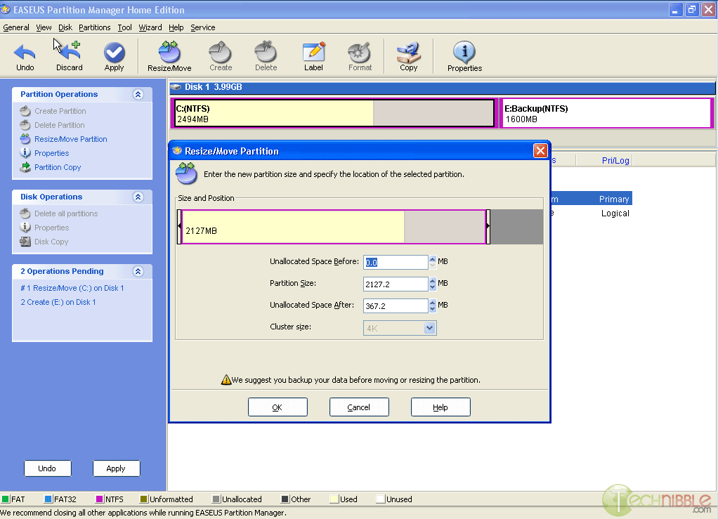 easeus portable partition manager easeus portable partition manager