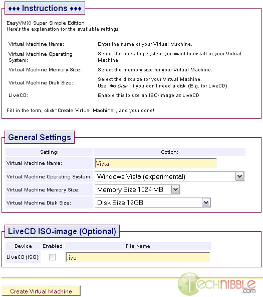 EasyVMX Layout EasyVMX Layout