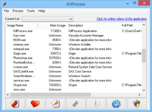 KillProcess - Terminate Lists of Processes - Technibble