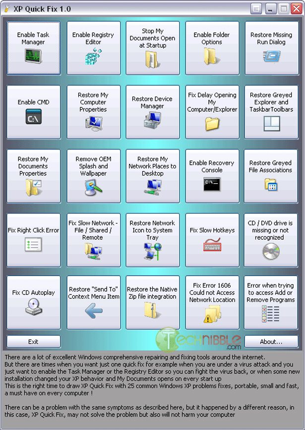 XP Quick Fix