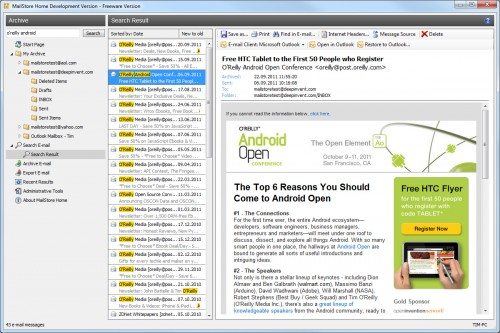 MailStore Home - Easy Email Archiving, Backup and Migration