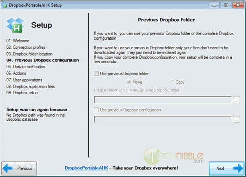 Dropbox Portable Run Dropbox form a USB Drive
