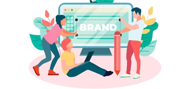 Illustration - branding of a business