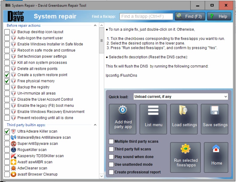 UVK system repair