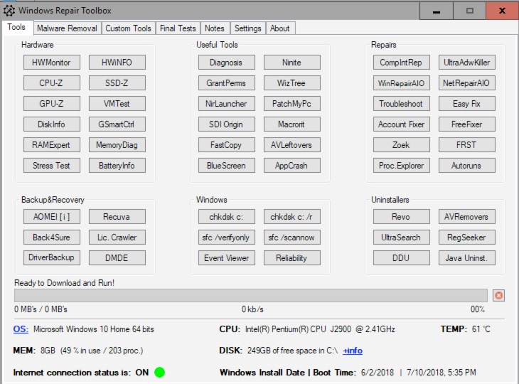 windows repair toolbox