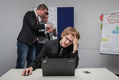 Company manager frustrated with computer issues
