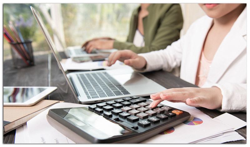 Accounts department calculating finances | MSP Tools