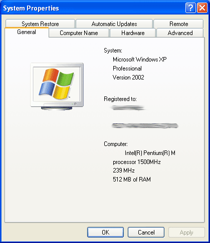 Windows xp memory slots