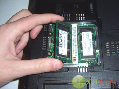 installing memory in laptop