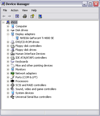 Successfully installed Video Card in Device Manager
